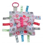 ABC Butterfly Lovey with Plush Pink Butterfly